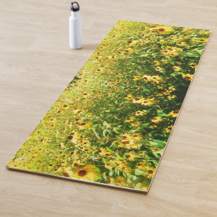 FELD DER MIT AUGEN SUSAN-BLUME YOGAMATTE