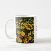 Feld der Mohnblumen-Bibel-Vers-Tasse Kaffeetasse (Links)