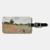 Feld der Mohnblumen Claude Monet Gepäckanhänger (Vorderseite horizontal)