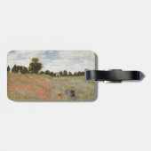 Feld der Mohnblumen Claude Monet Gepäckanhänger (Rückseite horizontal)