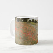 Feld der Mohnblumen Claude Monet Kaffeetasse (Vorderseite Links)