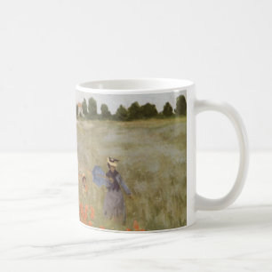 Feld der Mohnblumen Claude Monet Kaffeetasse