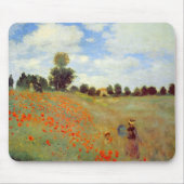 Feld der Mohnblumen, Claude Monet Mousepad (Vorne)