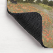 Feld der Mohnblumen Claude Monet Mousepad (Ecke)