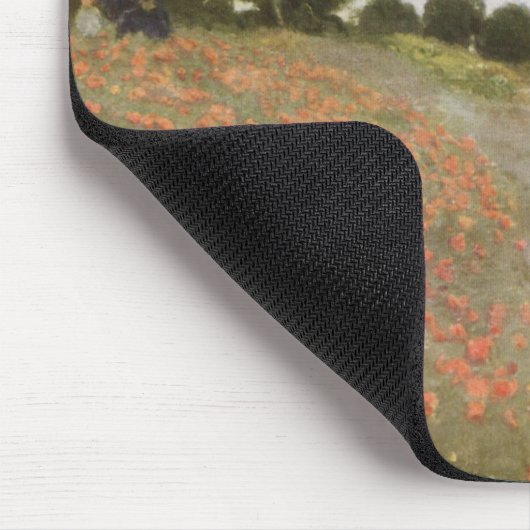 Feld der Mohnblumen Claude Monet Mousepad (Ecke)