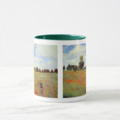 Feld der Mohnblumen, Claude Monet Tasse (Zentrum)