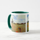 Feld der Mohnblumen, Claude Monet Tasse (Vorderseite Links)