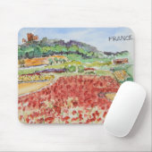 Feld der Mohnblumen in der Mousepad (Mit Mouse)