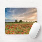 Feld der Mohnblumen Mousepad (Mit Mouse)