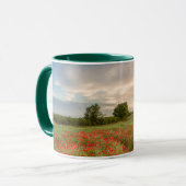 Feld der Mohnblumen Tasse (Vorderseite Links)