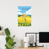 Feld der Narzissen Poster (Heimbüro)