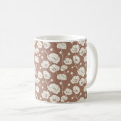 Feld der Pflückcreme auf braun Kaffeetasse (VorderseiteRechts)