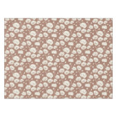 Feld der Pflückcreme auf braun Tischdecke (Vorderseite (Horizontal))