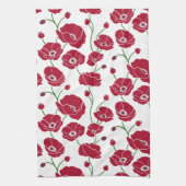 Feld der Pflücke rot Geschirrtuch (Vertikal)