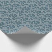 Feld der Poppies-Blues Geschenkpapier (Ecke)