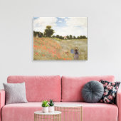 Feld der Poppies Claude Monet Leinwanddruck (Insitu (Wohnzimmer))