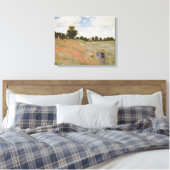 Feld der Poppies Claude Monet Leinwanddruck (Insitu (Schlafzimmer))