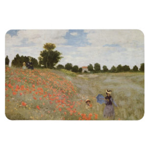 Feld der Poppies Claude Monet Magnet