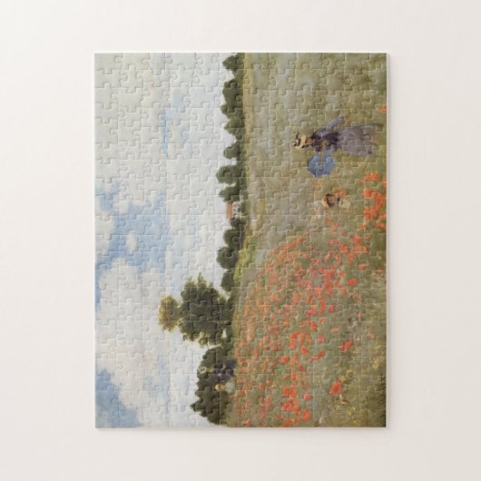 Feld der Poppies Claude Monet Puzzle (Vertikal)