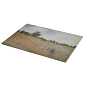 Feld der Poppies Claude Monet Schneidebrett (Ecke)
