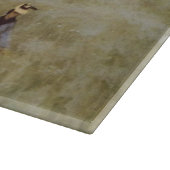 Feld der Poppies Claude Monet Schneidebrett (Ecke)