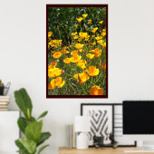 Feld der Poppies Große Plakate und Prints (Heimbüro)