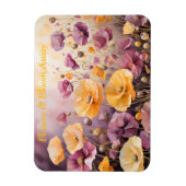 Feld der Poppies serene und lebendige Magnet (Vertikal)