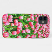 Feld der rosa Tulipen Case-Mate iPhone Hülle (Rückseite (Horizontal))