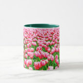 Feld der rosa Tulpen Tasse (Zentrum)