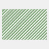 Feld der rosa Violetten Candy Cane Stripe Holiday Geschenkpapier Set (Vorderseite 2)