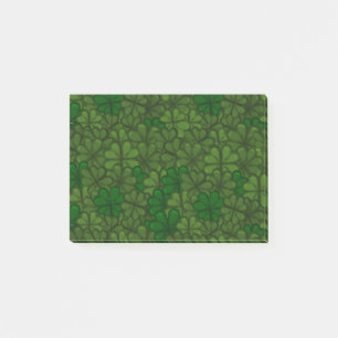 Feld der Shamrocks Digitale Kunst Muster St. Patri Post-it Klebezettel