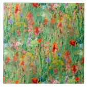 Feld der Sommerwiese Ruhm Blumen Wallpaper Fliese (Vorderseite)