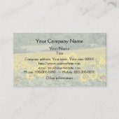 Feld der Sonnenblumelandschaft Visitenkarte (Rückseite)