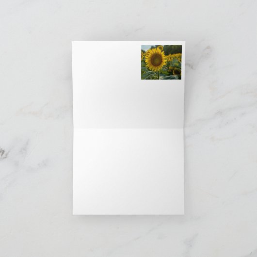 Feld der Sonnenblumen (Innenseite)