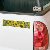 Feld der Sonnenblumen Autoaufkleber (Auf Lkw)
