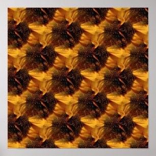 Feld der Sonnenblumen.... Poster