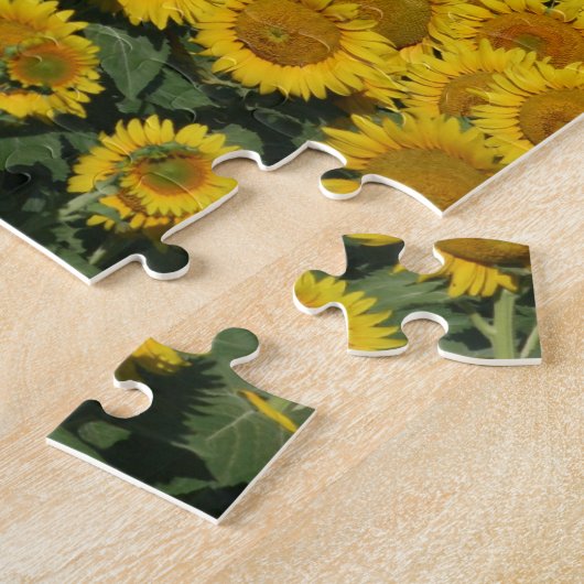 Feld der Sonnenblumen Puzzle (Seite)