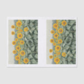 Feld der Sonnenblumen Skriptdekoupage L&R 153 Seidenpapier (Vorderseite)