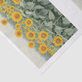 Feld der Sonnenblumen Skriptdekoupage L&R 153 Seidenpapier (Ausschnitt)