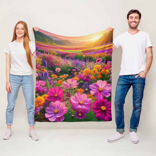 Feld der Strahlkraft Fleecedecke (Beispiel)