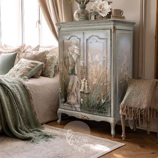 Feld der Träume Triptych Schwergewicht Decoupage Geschenkpapier Set