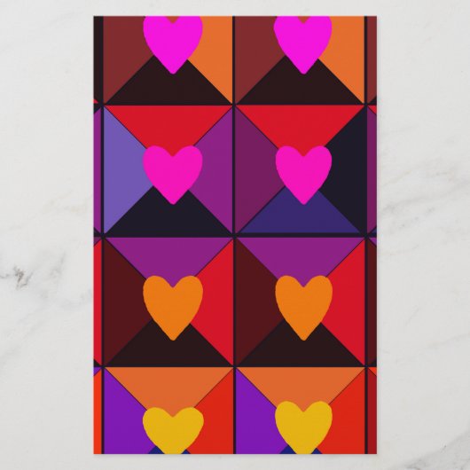 Feld der Valentine Briefpapier (Vorderseite)