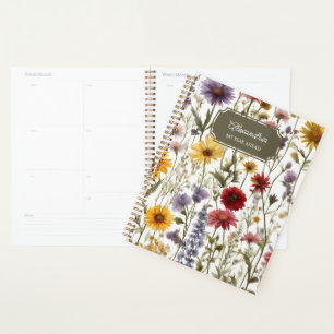 Feld der Wildblumen des Landes Planer
