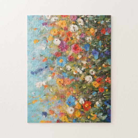 Feld der Wildblumen Puzzle (Vertikal)