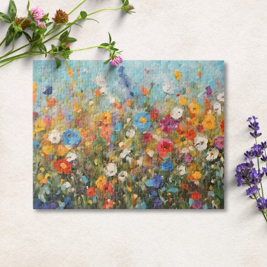 Feld der Wildblumen Puzzle