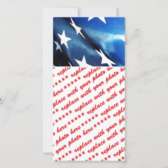 Feld des Blauen der amerikanischen Flagge (Vorderseite)