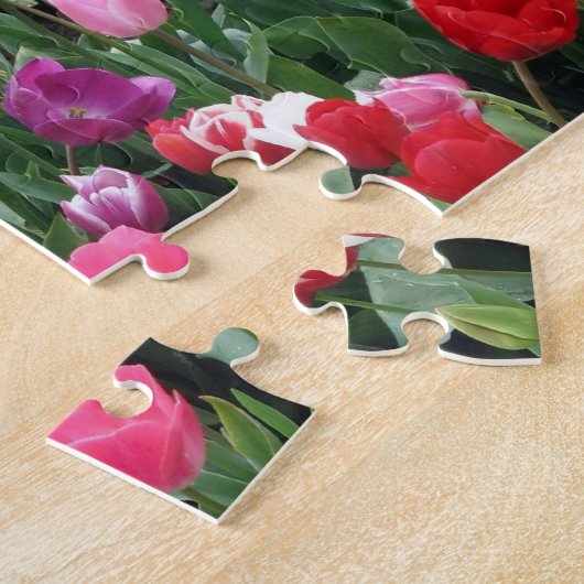 Feld des bunten Tulpe-Puzzlespiels Puzzle (Seite)