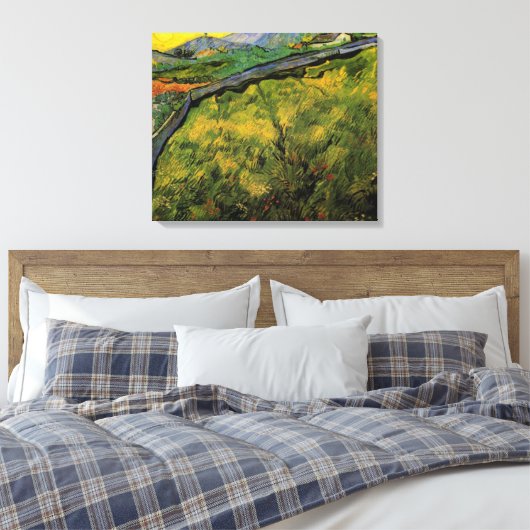 Feld des Frühlings Weizen, Sonnenaufgang von Vince Leinwanddruck (Insitu (Schlafzimmer))