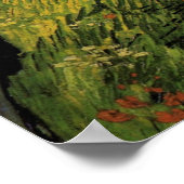 Feld des Frühlings Weizen, Sonnenaufgang von Vince Poster (Ecke)