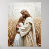 Feld des Glaubens, Christliche Malerei, Jesus umar Poster (Vorne)